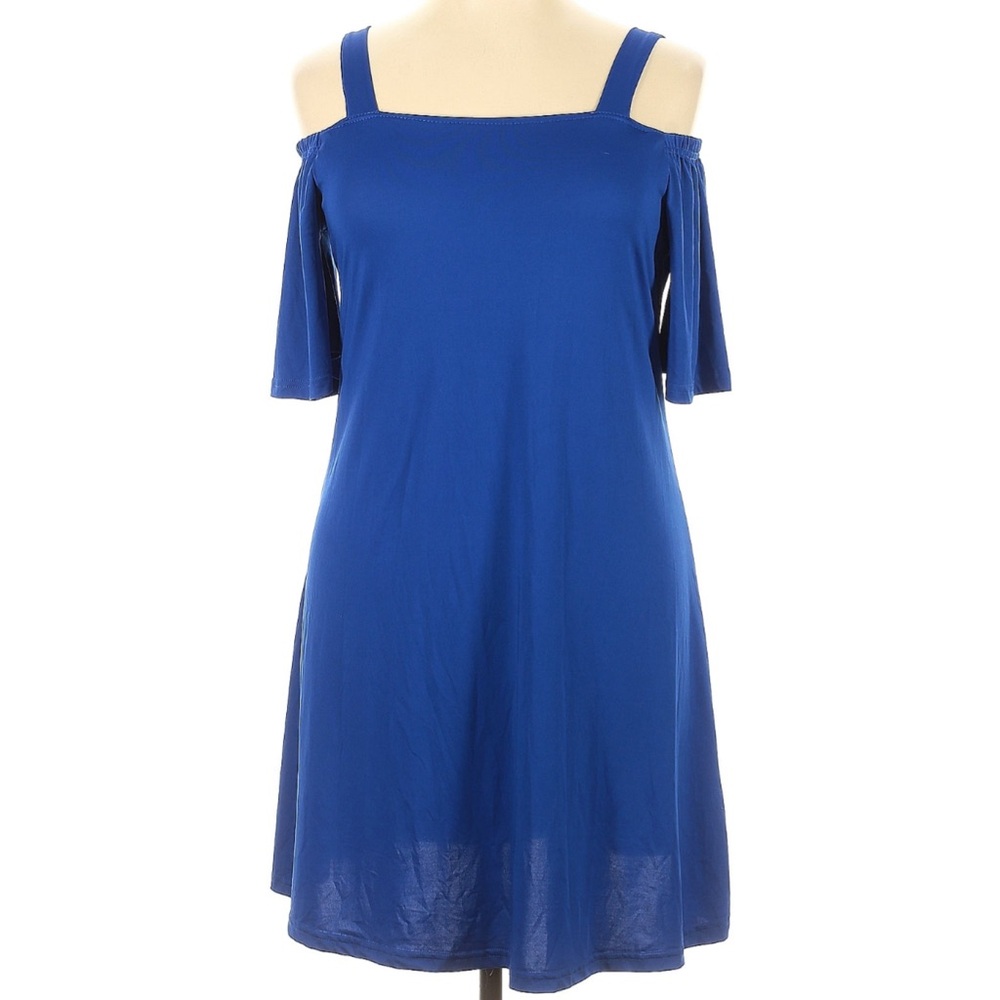 Nextmia Blue Cold Shoulder Sundress